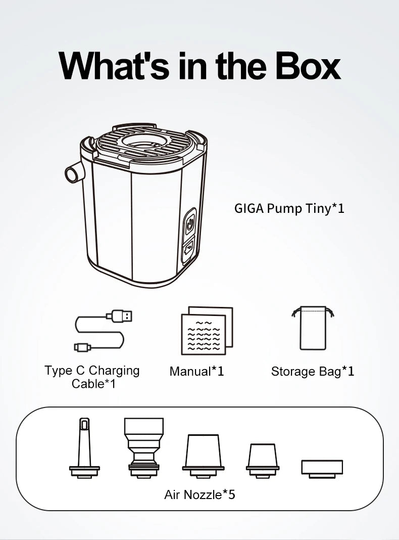 Tiny Portable Pump Air Inflation